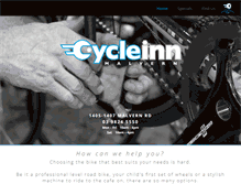 Tablet Screenshot of cycleinn.com.au