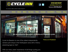 Tablet Screenshot of cycleinn.co.uk